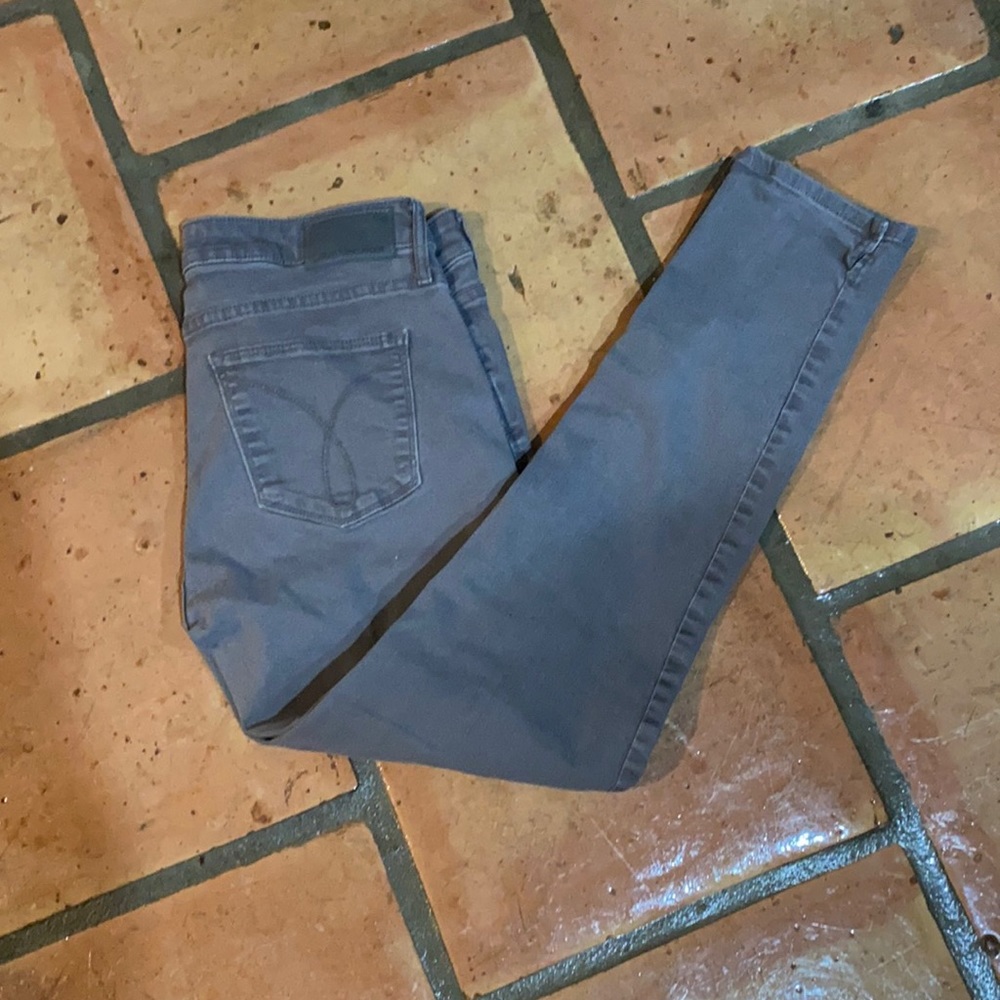 Women’s gray Calvin Klein jeans